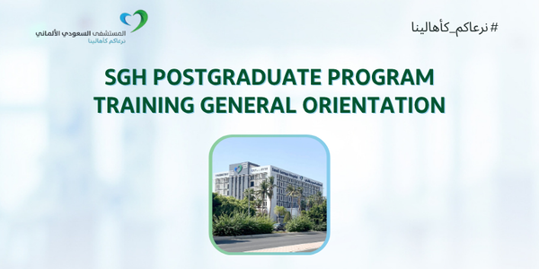 Postgraduates Training Program General Orientation