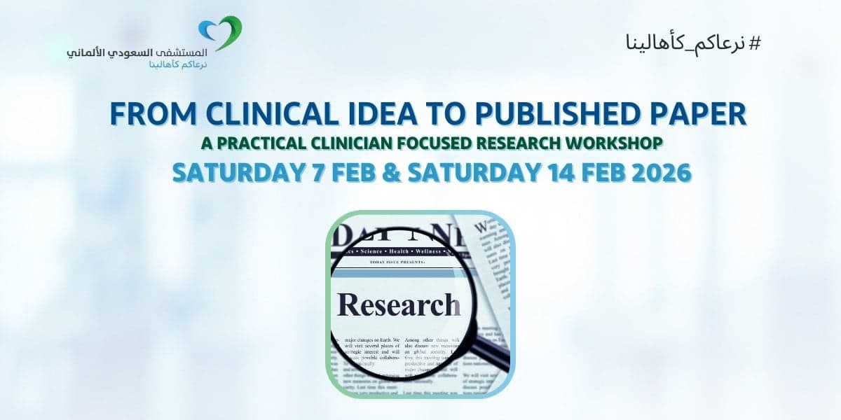 From Clinical Idea to Published Paper: A Practical Clinician Focused Research Workshop